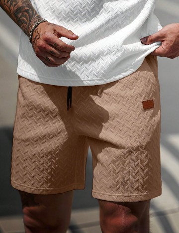 Pantaloni scurti SHEIN, maro