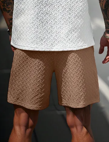 Pantaloni scurti SHEIN, maro