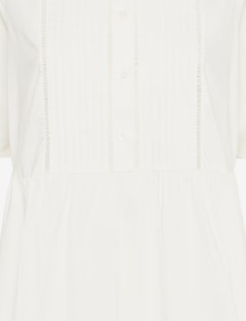 Rochie medie Culture, alb