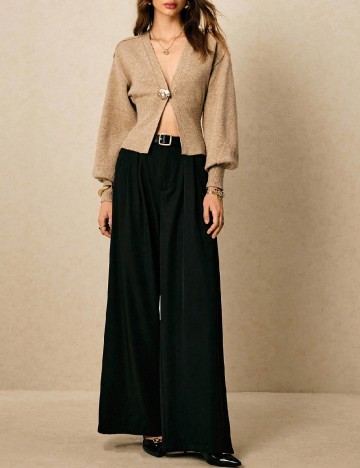 Cardigan SHEIN, maro