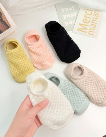 Set sosete 6 perechi SHEIN, mix culori