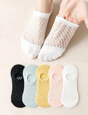 Set sosete 6 perechi SHEIN, mix culori