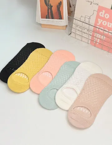 Set sosete 6 perechi SHEIN, mix culori