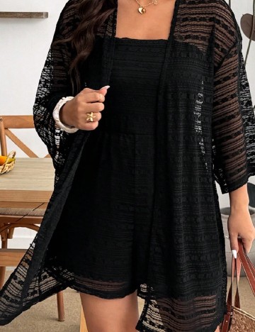 Salopeta SHEIN CURVE, negru