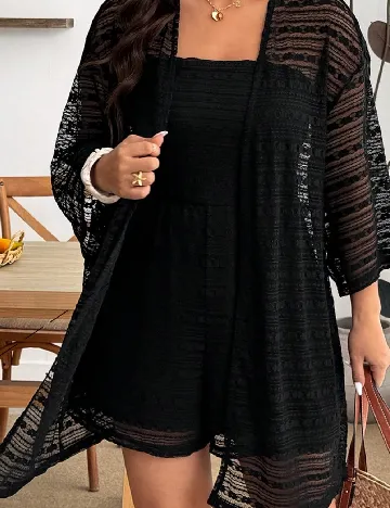 Salopeta SHEIN CURVE, negru