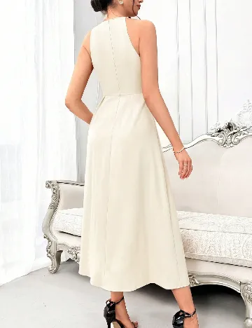 Rochie medie SHEIN, ecru