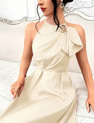 Rochie medie SHEIN, ecru