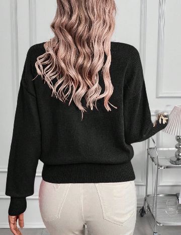 Pulover SHEIN, negru