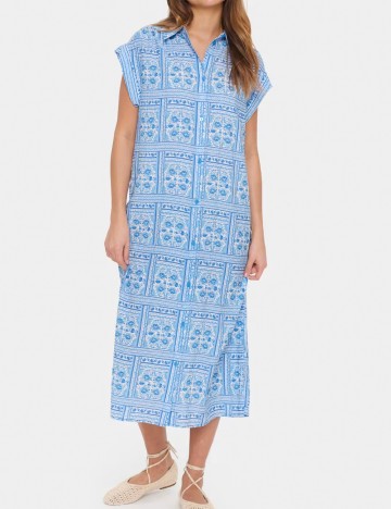 Rochie medie Saint Tropez, albastru