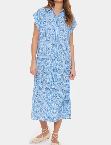Rochie medie Saint Tropez, albastru