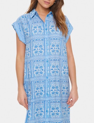 Rochie medie Saint Tropez, albastru