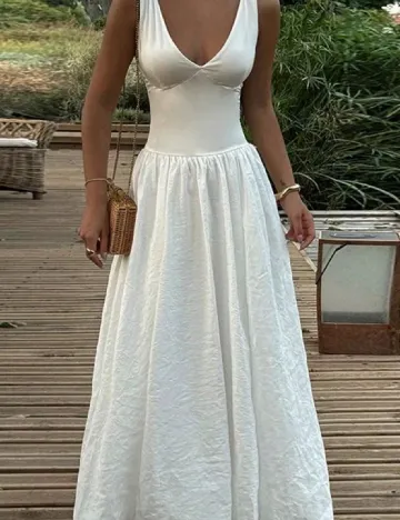 Rochie lunga SHEIN, alb