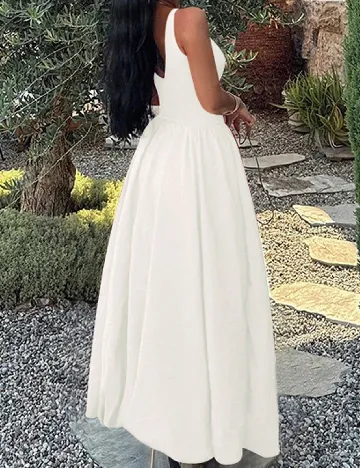 Rochie lunga SHEIN, alb