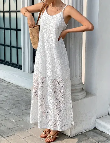 Rochie lunga SHEIN, alb
