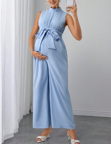 Salopeta SHEIN Maternity, albastru