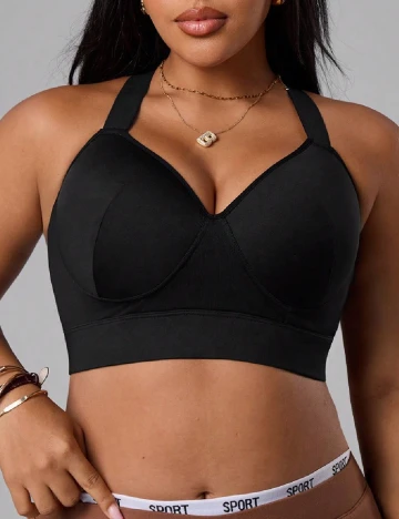 Bustiera SHEIN CURVE, negru