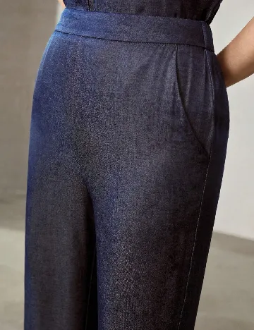 Pantaloni MOTF, bleumarin