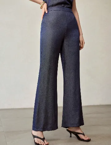 Pantaloni MOTF, bleumarin