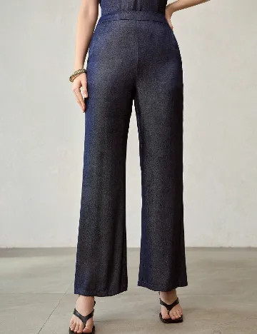 Pantaloni MOTF, bleumarin
