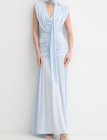 Rochie lunga Gestuz, bleu