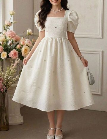 Rochie Shein Kids, crem
