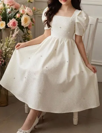Rochie Shein Kids, crem