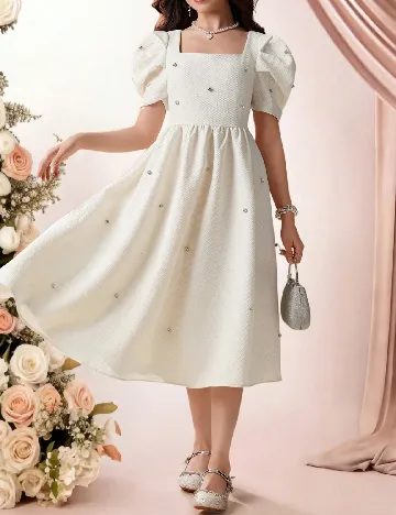Rochie Shein Kids, crem