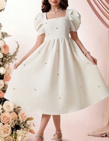Rochie Shein Kids, crem