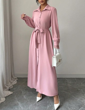 Rochie lunga SHEIN, roz