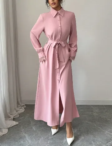 Rochie lunga SHEIN, roz