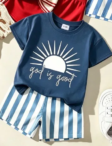 Compleu Shein Kids, bleumarin