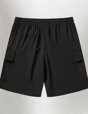 Pantaloni scurti SHEIN, negru