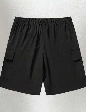 Pantaloni scurti SHEIN, negru