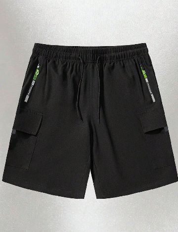 Pantaloni scurti SHEIN, negru
