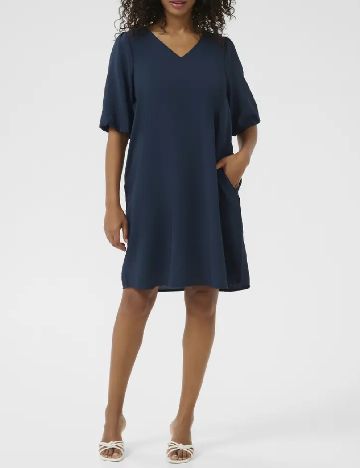 Rochie scurta Kaffe, bleumarin