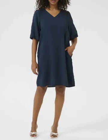 Rochie scurta Kaffe, bleumarin