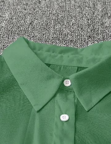 Camasa SHEIN CURVE, verde
