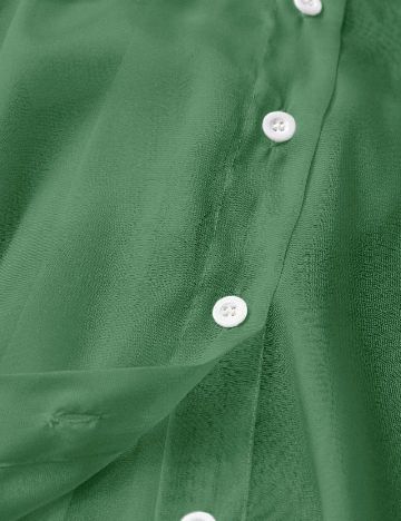 Camasa SHEIN CURVE, verde