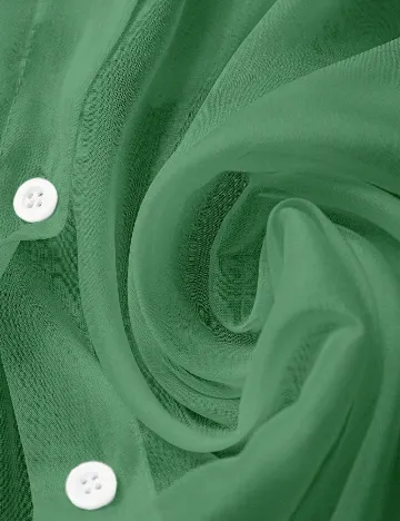 Camasa SHEIN CURVE, verde