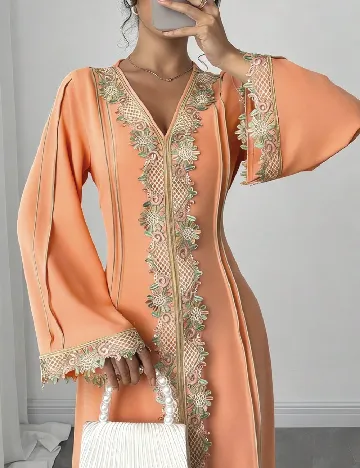 Rochie lunga SHEIN, piersica