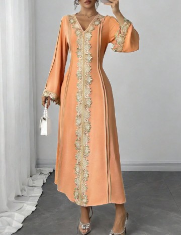 Rochie lunga SHEIN, piersica