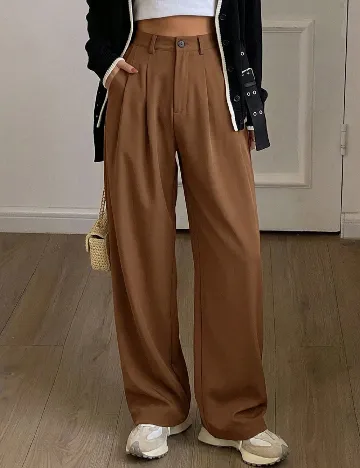 Pantaloni Dazy, maro