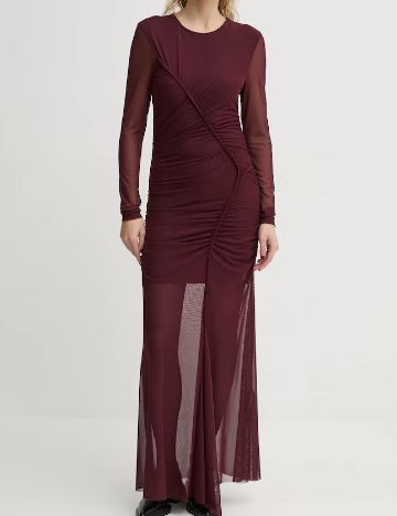 Rochie lunga Gestuz, visiniu
