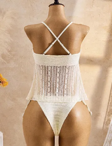 Costum de baie SHEIN, galben deschis