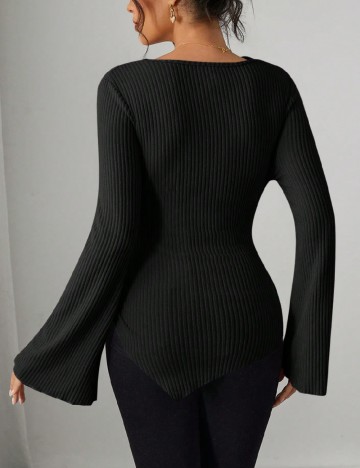 Bluza SHEIN Maternity, negru