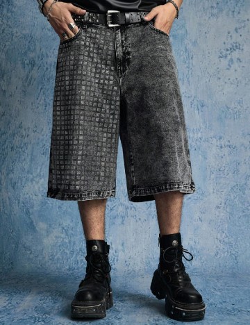 Pantaloni scurti Romwe, gri