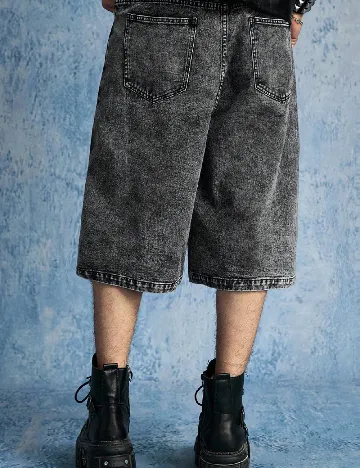 Pantaloni scurti Romwe, gri