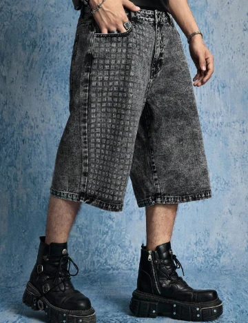 Pantaloni scurti Romwe, gri