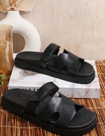 Slapi SHEIN, negru