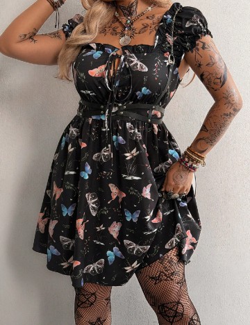 Rochie scurta SHEIN CURVE, negru